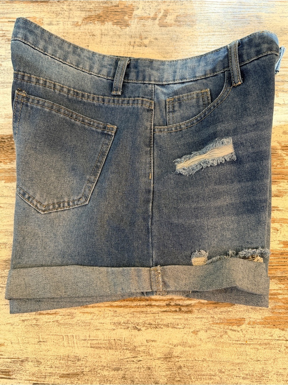 SHEIN Women's High Waist Denim Shorts Size 30 - Picture 15 of 15